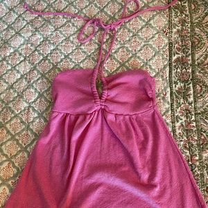 Michael Stars halter top PINK OSFA